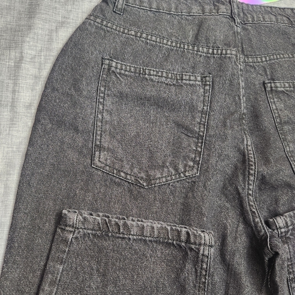 3/$25 Daisy Street high waisted black Denim jeans NWT size US L UK 12 - Picture 2 of 9